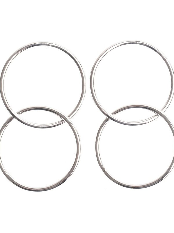 Pendientes Doble Plata