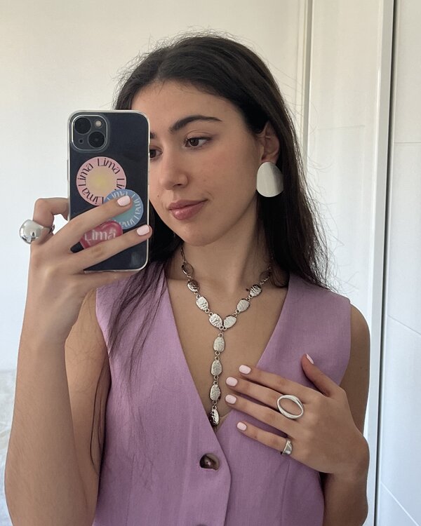 Collar Tears Plata