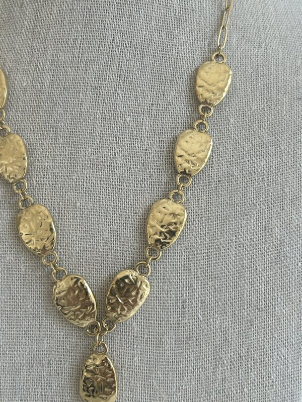 Gold Tears Necklace