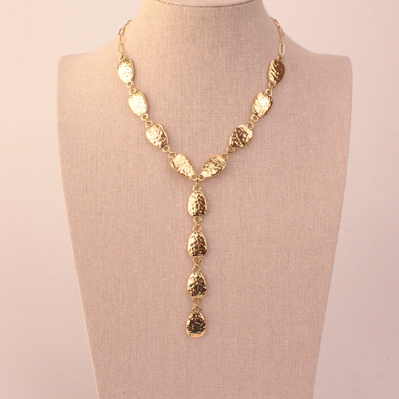 Gold Tears Necklace