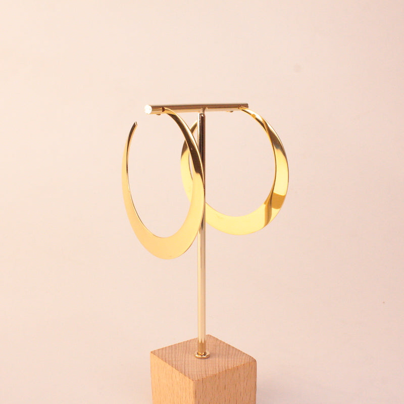 Pendientes Luna Oro