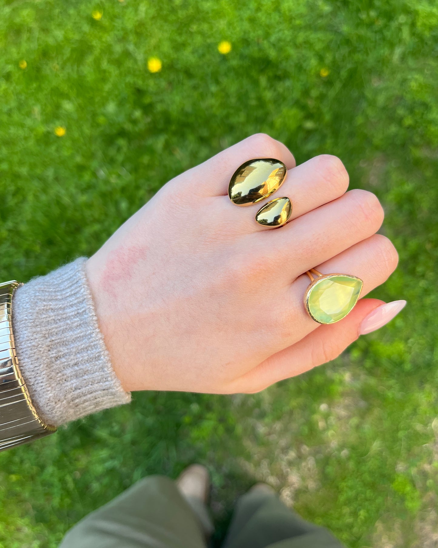 Anillo piedra Lime