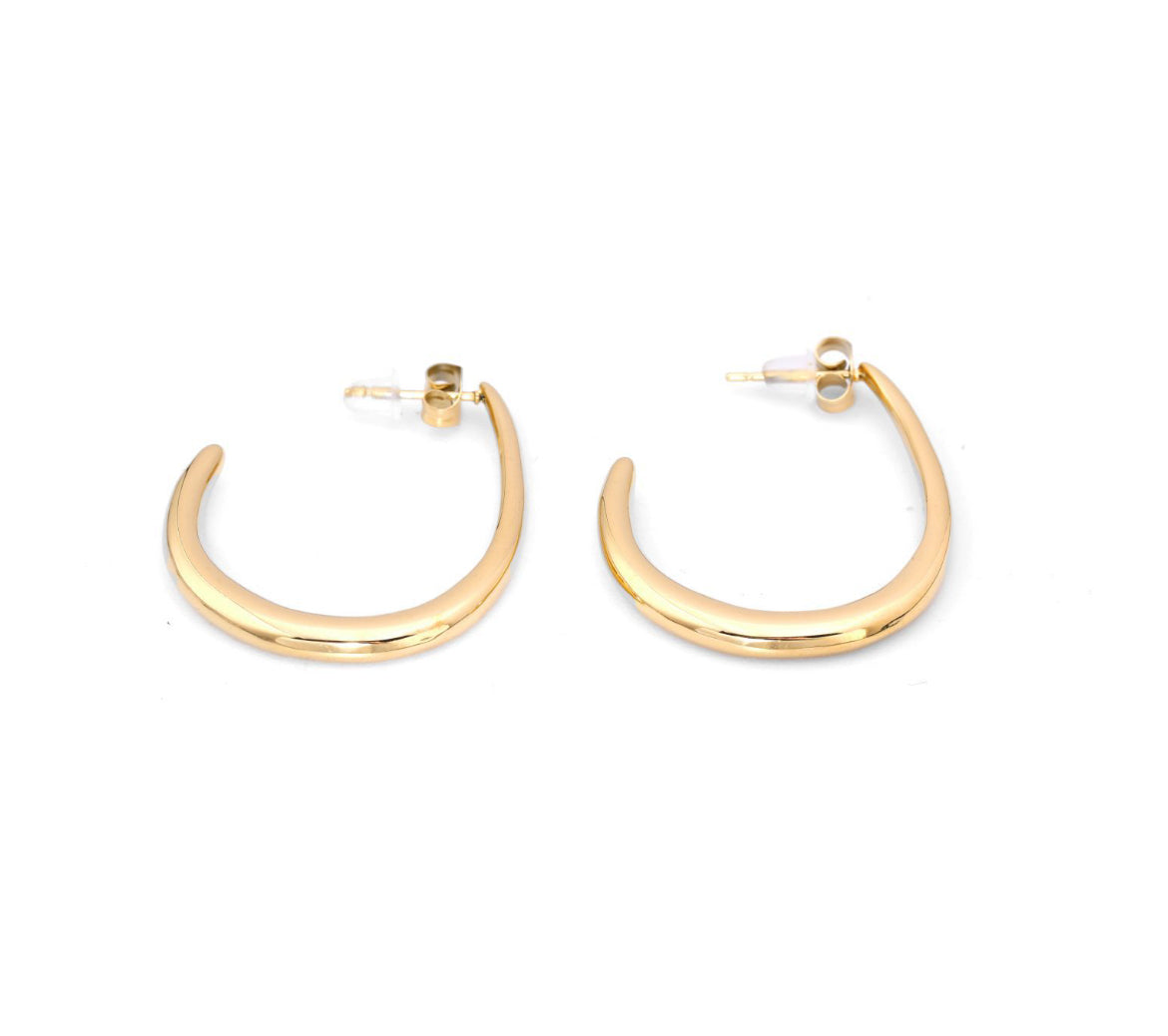 Pendientes Aro Oval Oro