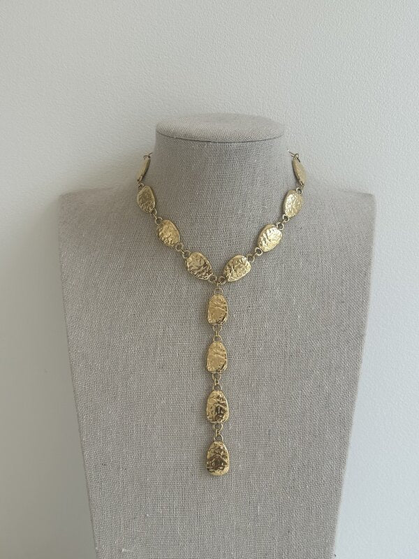 Gold Tears Necklace