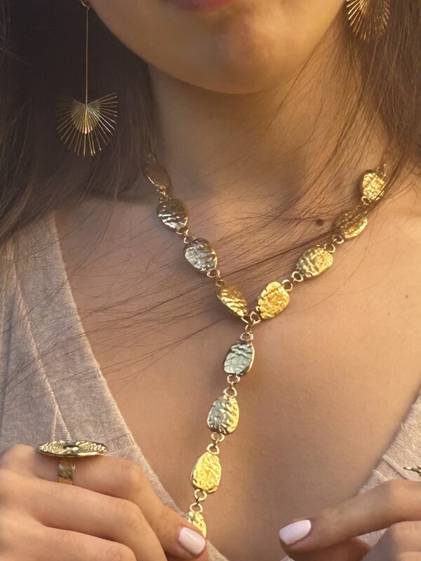 Gold Tears Necklace