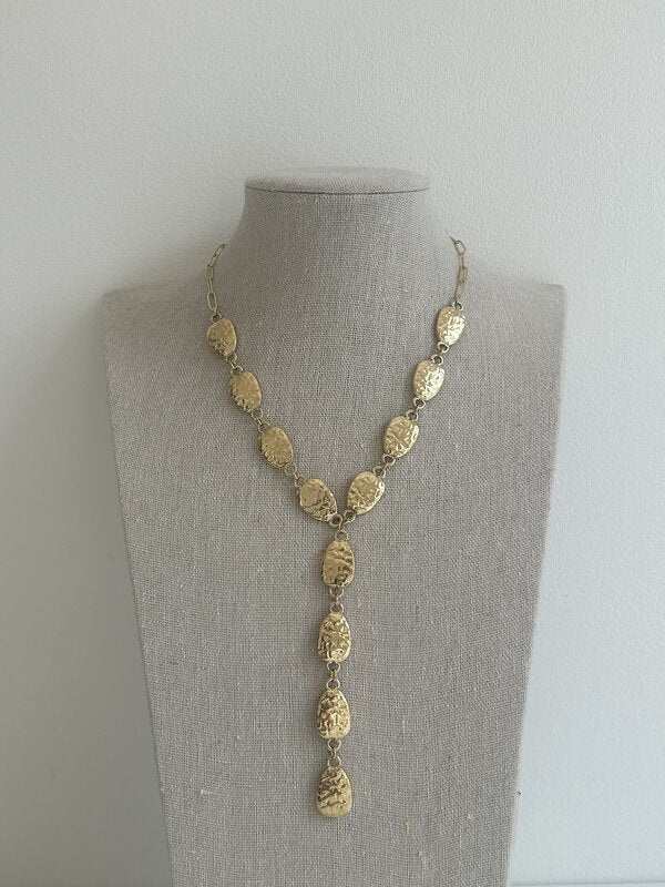 Gold Tears Necklace