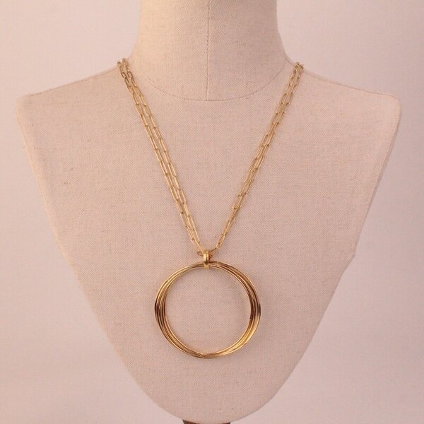 Gold Dots Necklace