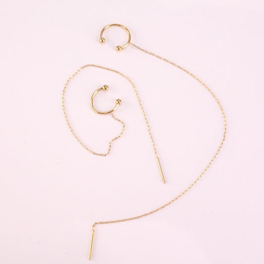 Earcuff Cadena Oro
