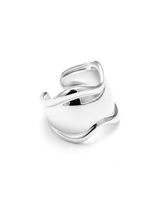 Anillo Wave Plata