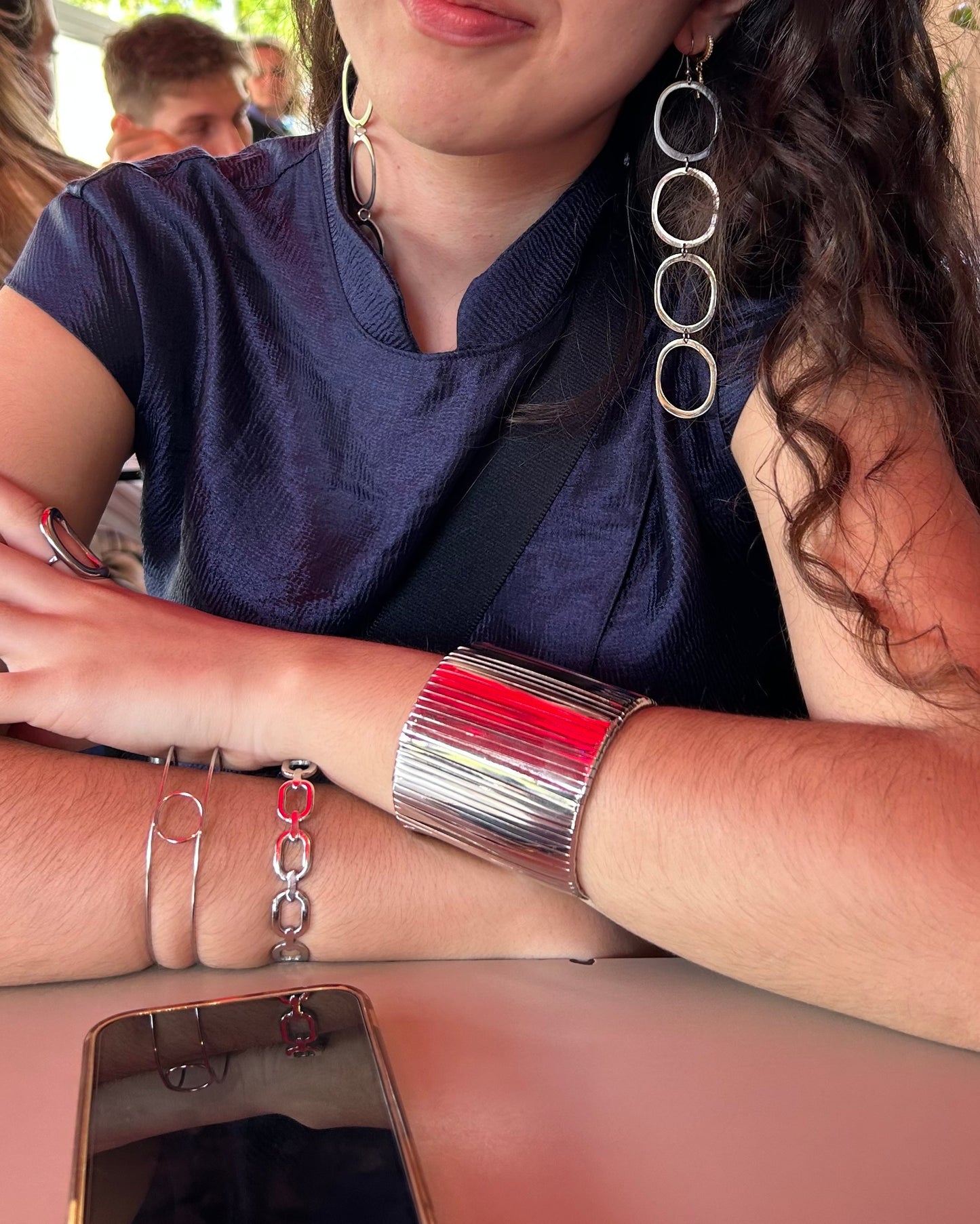 Pulsera Vertical Plata