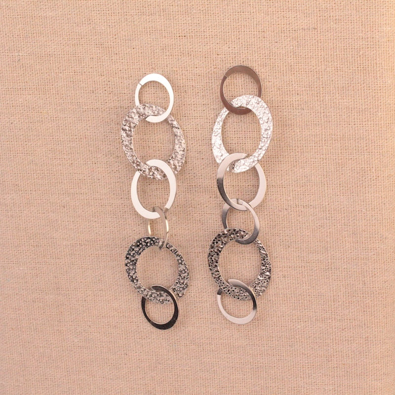 Pendientes Loops Plata