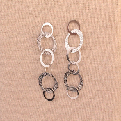 Pendientes Loops Plata