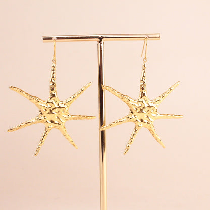 Pendientes Sol Oro