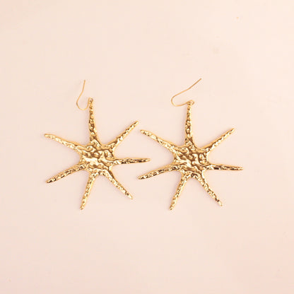 Pendientes Sol Oro