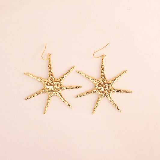 Pendientes Sol Oro