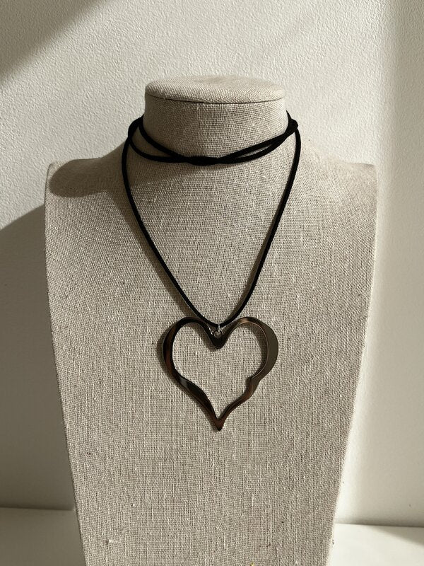 Collar Corazón Plata