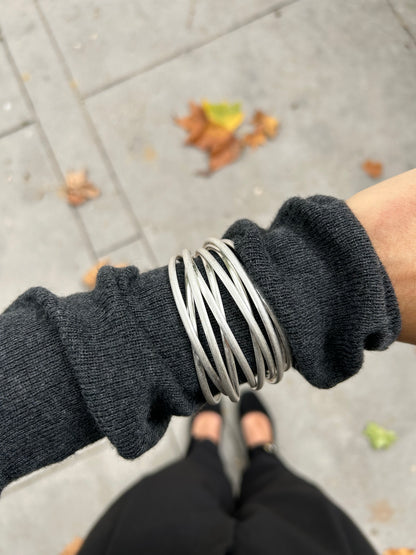 Pulsera Bambú Plata