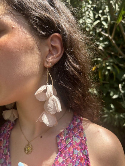 Pendientes Petal Rosa