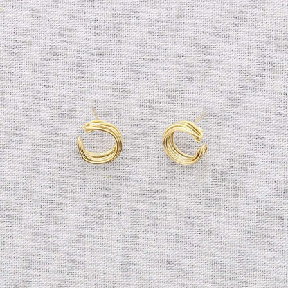 Pendientes Moon Oro